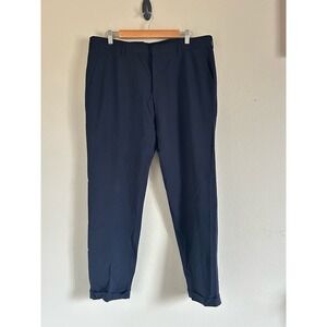 Prada Men's Straight Leg Virgin Wool  Dress Pants‎ Navy  Size 37x32